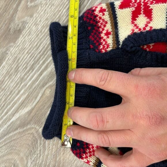 Fabdog Fair isle Stag Sweater Hollidays Christmas Sweater Outwear for small dog - Picture 4 of 7